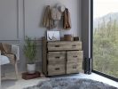 Edgemont 5-Drawer Dresser Dark Brown