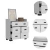 Edgemont 5-Drawer Dresser White