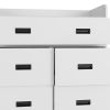 Edgemont 5-Drawer Dresser White