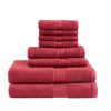 100% Cotton 8 Piece Antimicrobial Towel Set