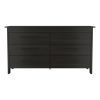 Southington 6-Drawer Rectangle Dresser Black Wengue