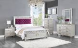 ACME Varian Chest, Silver & Mirrored Finish BD01282