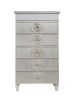 ACME Varian Chest, Silver & Mirrored Finish BD01282
