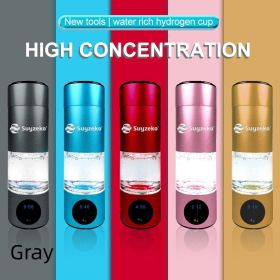 Healthy Drinking Water Health Hydrogen And Oxygen Cup (Option: 230ml-Gray)