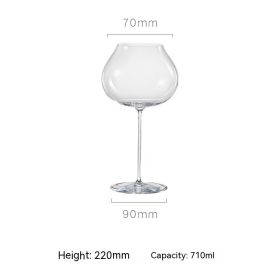 Onion Ultra-thin And Ultra Light Red Wine Glass (Option: Burgundy Cup 760ml-Selected Cup)