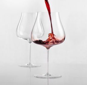 Ultra-thin Rod High Quality Handmade Red Wine Sensory Cup Super Beautiful (Option: Boutique Thin Padded Cup 850ml-Selected Without Flaws)