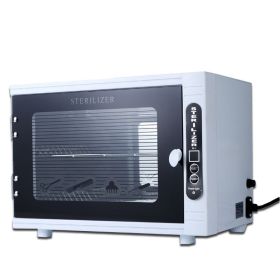 Small Mini Ultraviolet Sterilizer Beauty Nail Salon Barber Store (Option: Silver-110V US)
