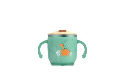 Simple Cartoon Forest Milk Cup (Color: Green)