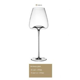Boutique Ultra-thin Concave-convex Wine Glass Radian Wine Glass (Option: Bordeaux Cup 600ml)