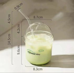 Household Transparent High Borosilicate Glasses (Option: Small Lucky Style)