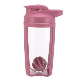 Portable Large Capacity Fitness Sports Cup Kitchen Gadgets (Option: Pink-650ML)