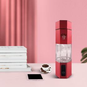 Simple Solid Color High Concentration Hydrogen-rich Cup (Option: Red-260ml)