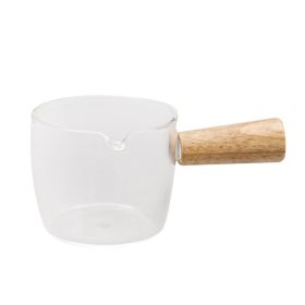 Glass With Handle Small Milk Cup High Temperature Resistance (Option: 50ml-Transparent)