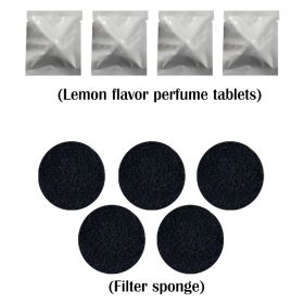 Anion Purification Practical Ash Ashtrays Air Purifier Ashtray for Filtering Second-Hand Smoke Remove Odor Smoking Home Office (Color: Accessory-Lemon, Ships From: CN)