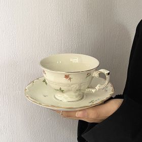 Retro Romantic Afternoon Tea Cup And Saucer Suit (Option: Fresh Set 200ml-Default Item)