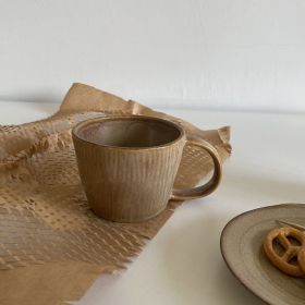 Espresso Vintage Ceramic Coffee Cup (Option: Irregular Coffee Cup)