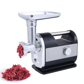 Fashion Simple Home Electric Meat Grinder (Option: Matte Black-110V US)